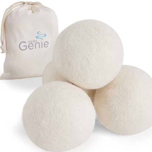 Home Genie 840316706612 100% New Zealand Wool Reusable Dryer Balls cover