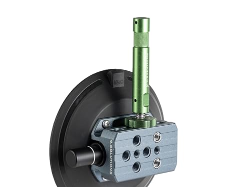 Image of 9.Solutions 6 inch Suction Cup, Unique Cheese Block, Screw on Any Side, 9.VB5105M, Duty Power-Grip Industrial Suction Plate for car Mount, 6 Inches