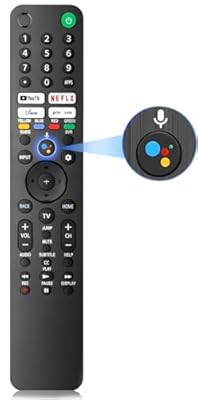 Replacement Voice Remote for Sony TV, for SonyBravia Smart TV with Voice Control, Compatible with Sony Bravia XR/XBR/KD Series 4K/ 8K LED OLED Google/Android Smart TVs