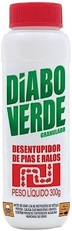Desentupidor De Pias E Ralos Vazos Diabo Verde 300G