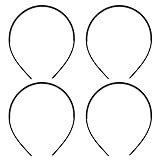 FRCOLOR 4個プラスチック製ヘアフープ 滑り止め設計 歯型ヘッドバンド 女の子 レディース用ヘアアクセサリー 通気性 耐久性 家用 日常使い 対応