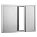 VEVOR BBQ Access Door 31W x 24H Inch, Double BBQ Door Stainless Steel with Recessed Handle, Outdoor Kitchen Doors for BBQ Island, Grill Station, Outside Cabinet