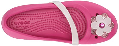 Crocs Lina Charm Flat Ballet, Candy Pink, 4 M Us Toddler #TOP4
