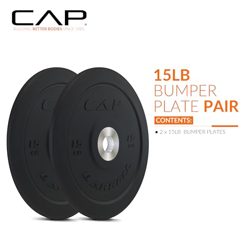 Image of CAP Barbell Rubber Olympic Bumper Plate | Multiple Options /Colors