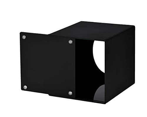Alpine Industries Black Acrylic Tissue Box Cover - Eco Friendly Dispenser - Decorative Holder/Organizer For Bathroom, Office Desk & Car (Black) #TOP2