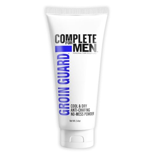 COMPLETE FOR MEN - Groin Guard Anti Chafing Cream: Talc Free, Aluminum Free, Natural Odor Control Cream for Men, Non Greasy, Cool & Dry, Friction Defense, Chafe Protect for Private Parts