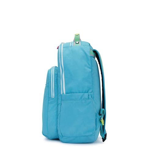 Image of Kipling Women's Seoul 15 inch Laptop Backpack, Durable, Roomy with Padded Shoulder Straps, Built-In Protective Sleeve