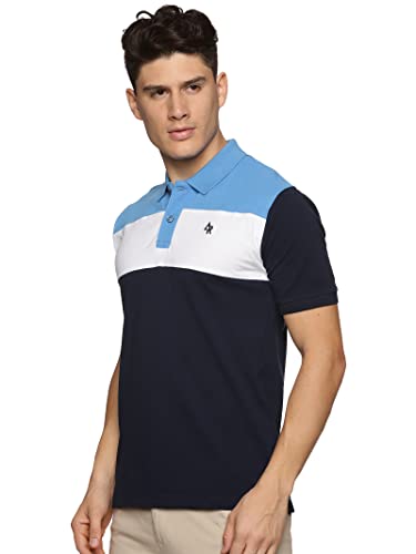 Image of ADRO Men's 100% Cotton Regular Fit Polo T-Shirt