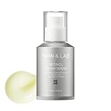 [SKIN&LAB] Retinol Repair Serum | Contains Vegan Retinol, Bakuchiol and Peptides| For Reduce Wrinkles & Fine Lines, Smoothing | Daily Facial Essence | For Sensitive Skin Type | 1.01 fl.oz