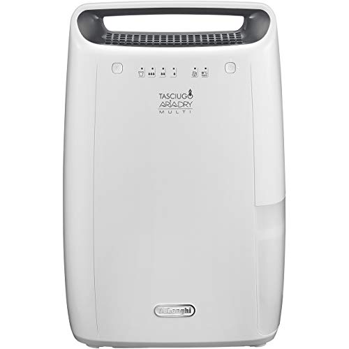 De'Longhi DEX214F Tasciugo AriaDry Deumidificatore Ambiente Casa, 290 W, 14 Litri, 37 Decibel...