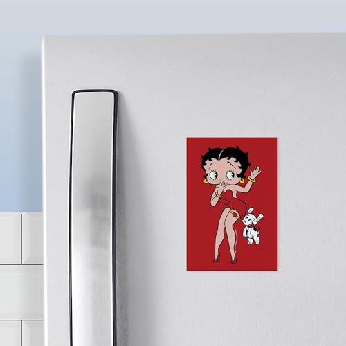 Imán rectangular Betty Boop Pudgy Tugging miniatura 3