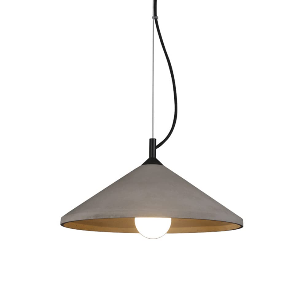 Luminaire en ciment suspendu design nordique avec douille E27