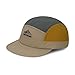 Croogo Short Brim 5 Panel Baseball Cap Fashion Flat Bill Cap for Men Women Lightweight Breathable Sports Hat for Outdoor Activities,Khaki-BSSD2524