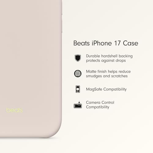 Beats iPhone 17 Case with MagSafe & Camera Control, Matte Finish, Microfiber Lining – Lime Stone - image 2