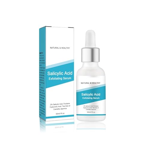 Suero Exfoliante Con Ácido Salicílico: Limpieza Profunda, Destapa Los Poros, Reduce El Acné Y Puntos Negros, Equilibra La Grasa, Promueve Renovación De Piel Deja Una Suave Saludable.(1PCs)