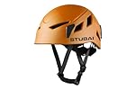 STUBAI Casco de escalada Spirit | Naranja | Casco ...: Casco de escalada moderno y ultraligero gracias al uso de policarbonato (tecnología In-Mold) Versátil: el Stubai Spirit es adecuado para diversas disciplinas en la vertical: montañismo, escalada deportiva, vía ferrata, esquí o simplemente como protec...