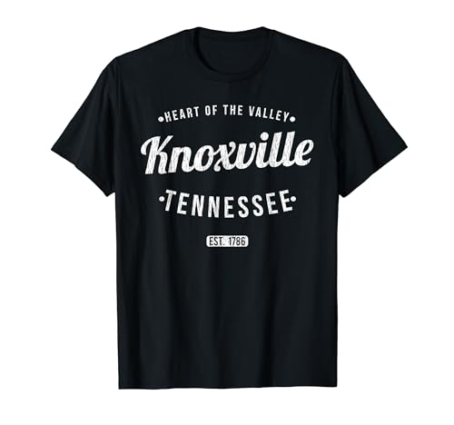 Souvenir di viaggio vintage Knoxville Tennessee Knoxville Maglietta