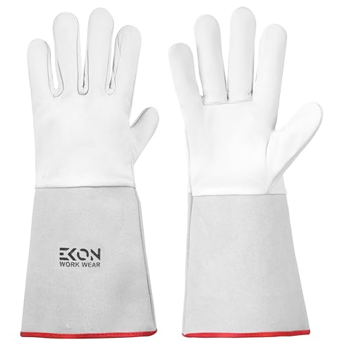 Ekon TIG Welding Gloves - Soft Grain Leather (Large)