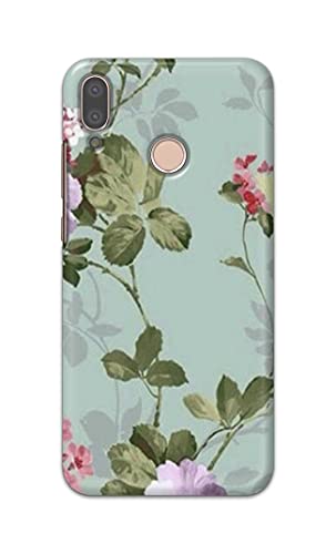 Image of Printed Hard Back Cover Case for Huawei P20 Lite | Huawei Nova 3e Back Cover (Floral Painting) -702