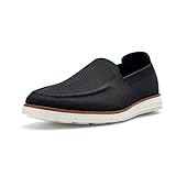 Temeshu Mens Slip-on Penny Loafers Casual Stretch Comfortable Light-Weight Shoes DS27 Black 7