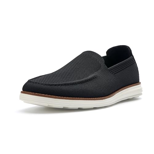 Temeshu Mens Slip-on Penny Loafers Casual Stretch Comfortable Light-Weight Shoes DS27