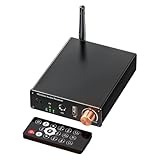 Heimverstärker - Drahtlos 6.0 Niedrige Latenz Empfänger | 2 Kanal Audio Verstärker Verlängerte Spieldaue Lautsprecher,Für Die Anwendung Mit PC, Auto, Desktop, Karaoke, Outdoor, Heimkino
