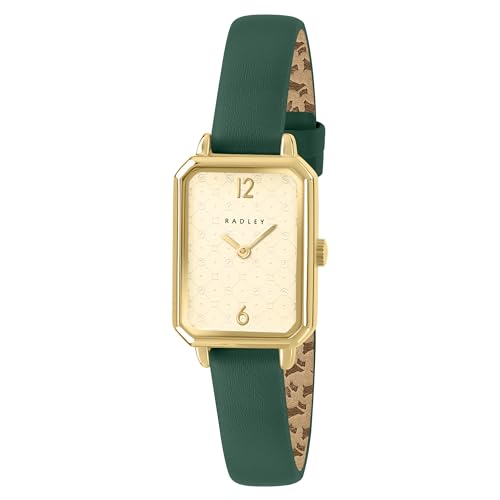 Radley Cinturino In Pelle Wellington Placcato Oro, 20 Mm, Verde