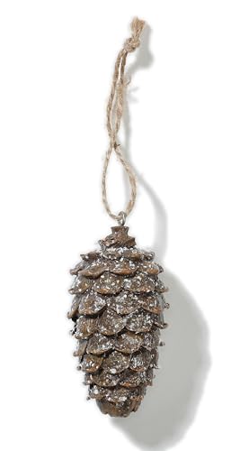 Inge-glas Christbaumschmuck Keramik 8,5cm - Tannenzapfen Figur zum...