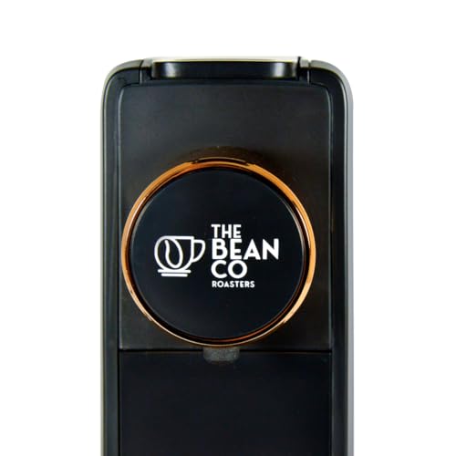 Image of THE BEAN CO Roasters Capsule Machine - 19 Bar Espresso Coffee Maker | Nespresso Compatible | Compact Coffee Machine for Home | Black