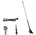 Produktbild Autoantenne 40cm mit ANTENNENFUSS Kurzstabantenne Radio Antenne Autoantenne Dachantenne Stabantenne Kurzantenne Fahrzeugantenne für Radioempfang AM/FM. INION®