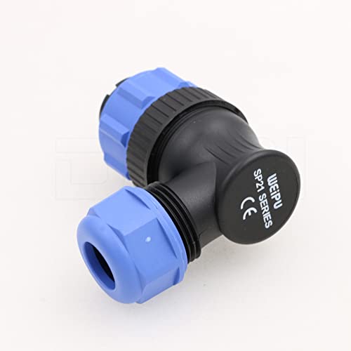 DRRI Weipu SP21 Stecker – 12-polig, Wasserdicht IP67/IP68, Für LED-Panels & Industrie
