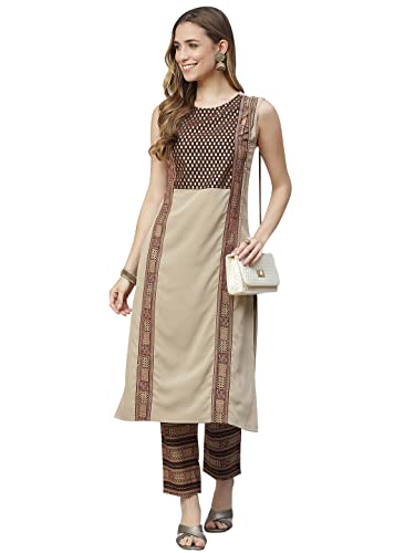 Image of ZIYAA Women's Crepe Salwar Suit Set