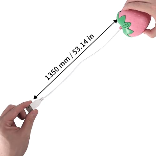 Ratón con cable USB óptico de dibujos animados para Mac y PC 7