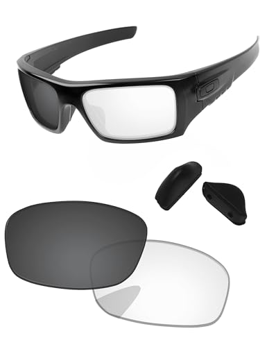 Image of Replacement Lenses & Nosepads for Oakley Si Ballistic Det Cord OO9253 61mm - Precision Fit, UV & Impact Resistant