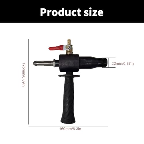 Perceuse à eau kit de conversion avec injecteurs intégrés pour marteau électrique