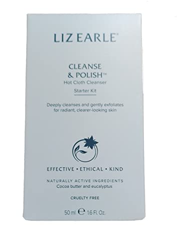 Liz Earle Cleanse and Polish Hot Cloth Cleanser 50ml With One Pure Cotton Cloth, 25 ml (Pack of 2) - Image 2