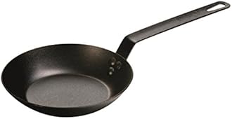 Lodge Pre-Seasoned Carbon Steel Skillet - Use in the Oven, on the Stove, on the Grill, or Over a Campfire - 8 Inch