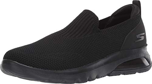 Skechers GO Walk Air Airflow', Zapatillas para Hombre, Negro (Black Textile/Trim BBK), 42.5 EU