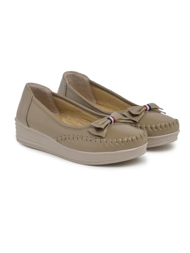 Mocassins confortables femme à semelle rembourrée douce Shoetopia