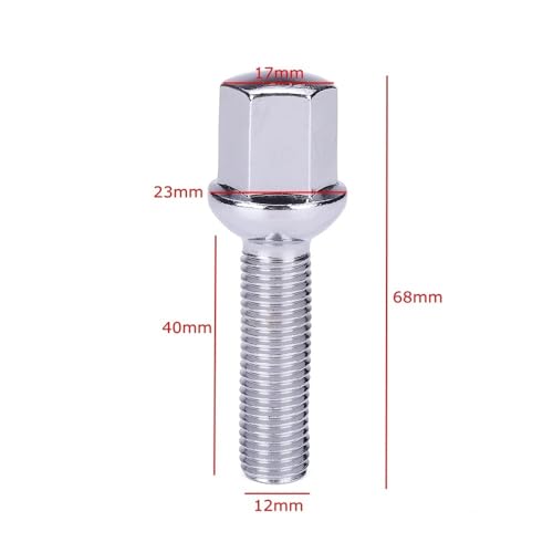 Tornillos llanta compatible con Benz CLK W209 pernos M12x1.5 de 40mm 6