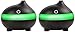 Diffusori da 300 ml per aromaterapia Umidificatore fino a 6 H Uso Freddo Mist Aroma Diffusore Senza Acqua Auto-Off 7 Colori Led Night Lights per la casa 2 Pzs, Pollice, Blackwood