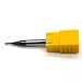 Wokesi 0.5mmDia,4mmShank,50mmOAL,HRC55,2Flutes TiAlN Coated Solid Carbide Flat End Mills Square Endmills CNC Router Bits Cutting Tools for Slotting Milling Profiling (0.5mmDiaÃ—4mmShankÃ—50mmOAL)