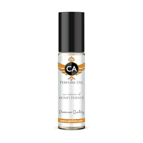 CA Perfume Originals Honey Essence Unisex Fragrance Oil Gourmand Scent Long Lasting Perfumes for Women &amp; Men Travel Size TSA Ready Mini Parfum Body Oil Roll-on 0.33 Fl Oz 10ml