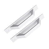 QUMIIRITY 2pcs Practical Grab Handles of Industrial Style Door Handles for Barn Cabinet and Closet Doors Alloy