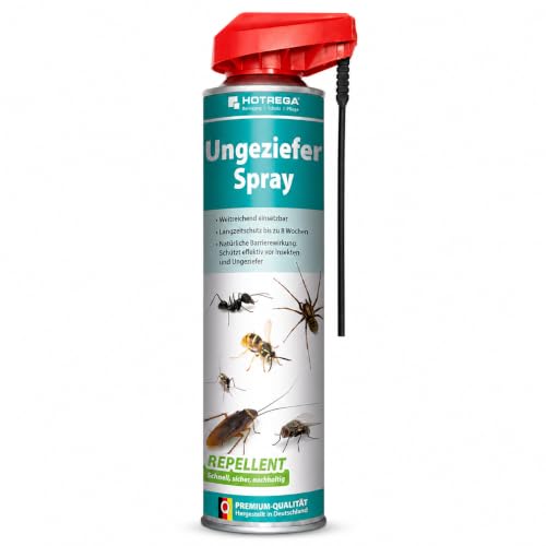 HOTREGA Ungezieferspray Repellent 600ml | Sofortwirkung + Langzeitschutz