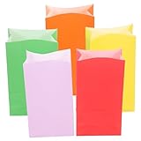 ARTSEWPLY 40 piezas Papel Kraft de Colores para y Galletas Fondo Cuadrado Espacioso Diseño Plegable Resistente para Pasteles Snacks y Fiestas Pack de Unidades