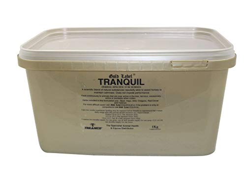 Tranquil, Horse Supplement, Gold Label, Calms Nervous Horses, 1Kg #TOP23