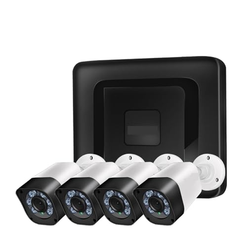 Kits de vigilancia DVR, De cámaras de seguridad 4CH 1080P 720P vídeo CCTV vigilancia AHD 2MP DVR H.264 hogar exterior interior día visión nocturna alerta de movimiento , Cámara de CCTV(1080P DVR 4 720