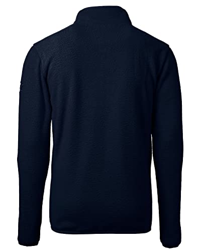 Image of Cutter & Buck mens Cascade Eco Mens Sherpa Fleece Quarter ZipFleece Jacket