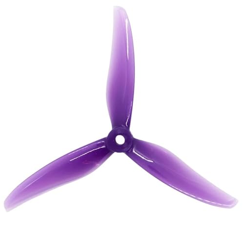 Hélices de 3 aspas de 5 pulgadas para motor sin escobillas H 5236 FPV morado